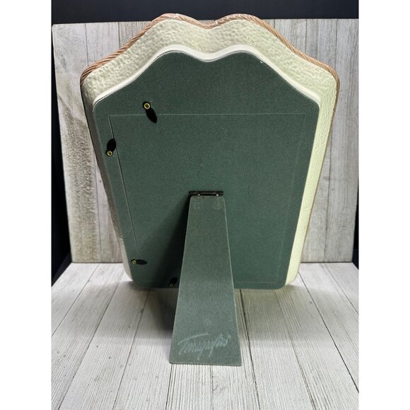 Vintage Terragrafics Picture Frame Ceramic Berry Embossed Design 14''x10'' - Picture 2 of 7
